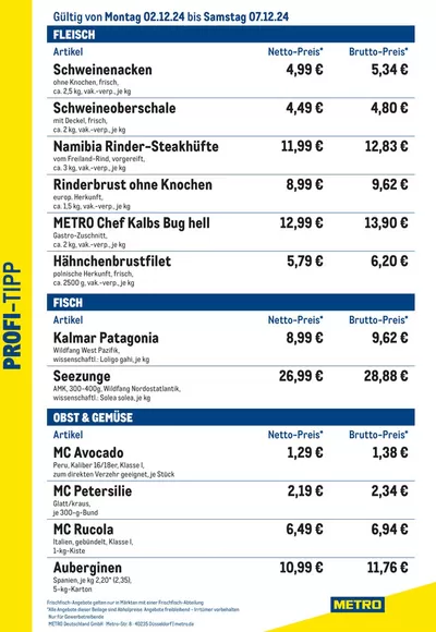 Metro Katalog in Osloß | Profi Tipp | 2.12.2024 - 7.12.2024