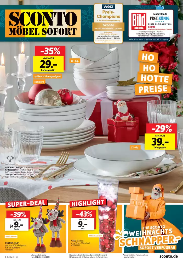 SCONTO Katalog in Leipzig | Unsere besten Deals für Sie | 30.11.2024 - 14.12.2024