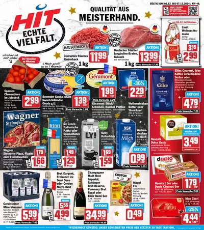 Angebote von Supermärkte in Aachen | Hit Markt KW 49/2024Siegburg in Hit Markt | 1.12.2024 - 15.12.2024