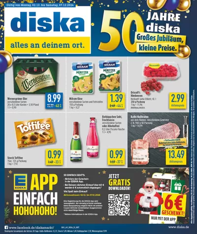 diska Katalog in Dresden | Diska flugblatt | 2.12.2024 - 16.12.2024