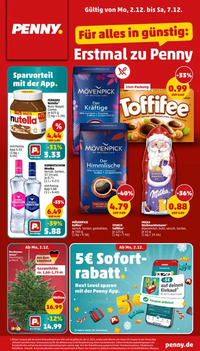 Penny Katalog in Oberhausen | Top-Deals und Rabatte | 2.12.2024 - 7.12.2024