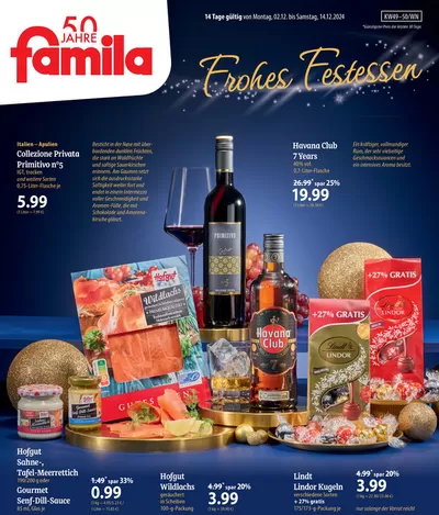 famila Katalog in Kiel | Frohes Festessen | 1.12.2024 - 14.12.2024