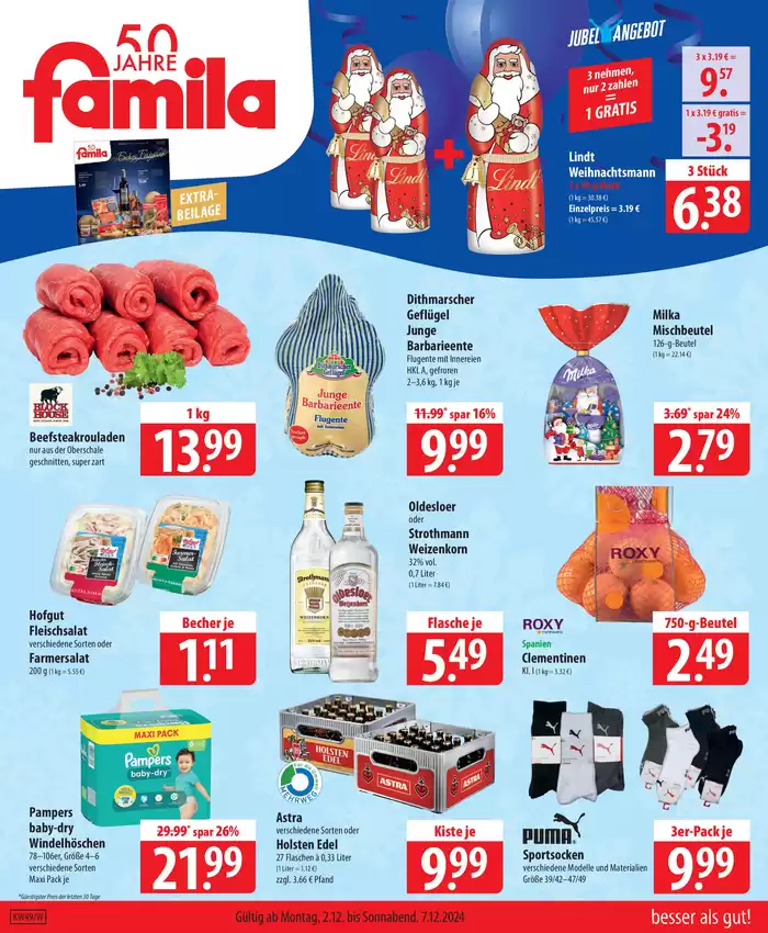 famila Katalog in Kiel | besser als gut! | 1.12.2024 - 7.12.2024