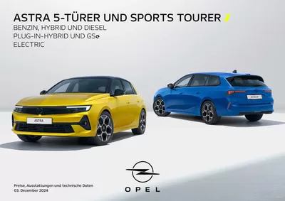 Opel Katalog in Hamburg | Opel Astra 5-Türer | 6.12.2024 - 6.12.2025