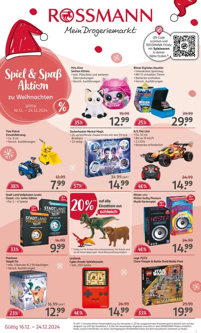 Angebote von Drogerien und Parfümerie in Düren | Tolles Angebot für alle Kunden in Rossmann | 14.12.2024 - 24.12.2024