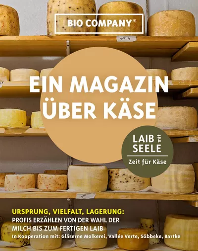 Angebote von Biomärkte | EIN MAGAZIN ÜBER KÄSE in Bio Company | 10.1.2025 - 31.1.2025