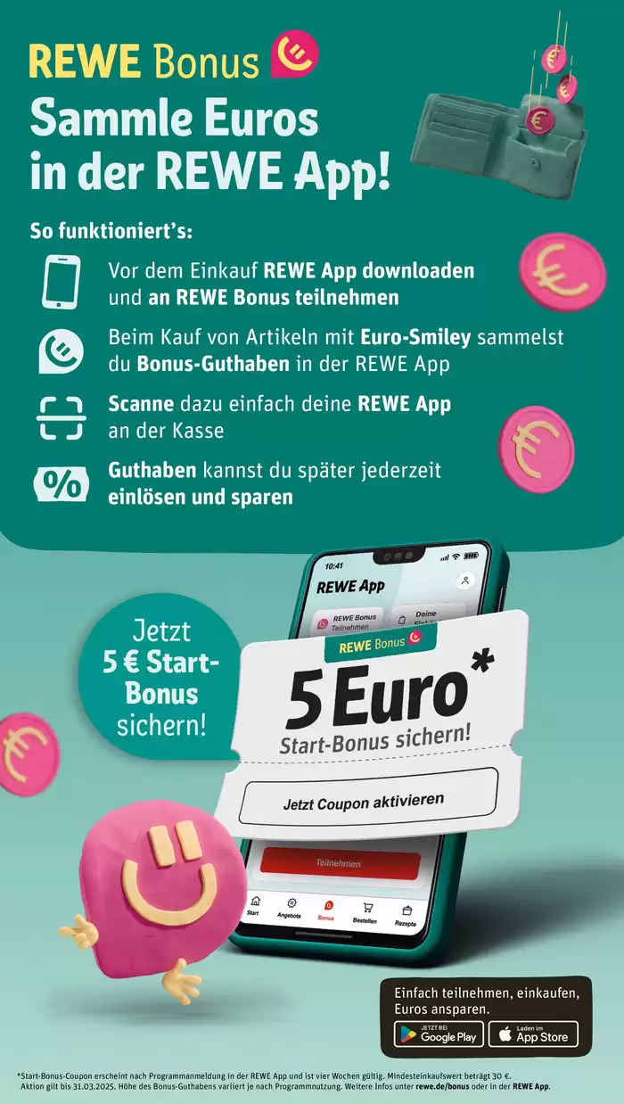 REWE Katalog | Unsere besten Schnäppchen | 21.1.2025 - 25.1.2025