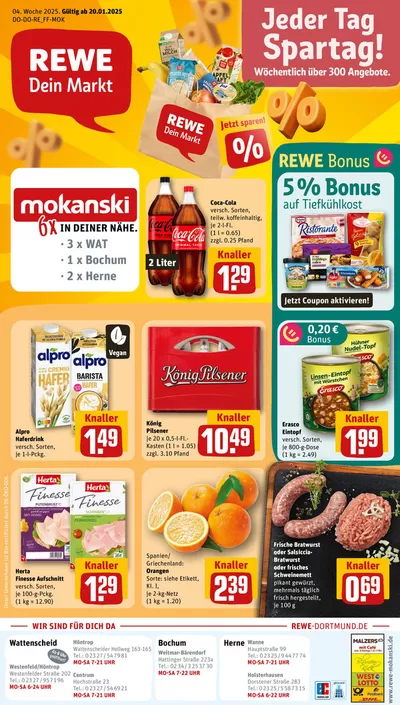 REWE Katalog in Essen | Unsere besten Schnäppchen | 21.1.2025 - 25.1.2025