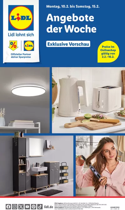 Angebote von Supermärkte in Köln | Exklusive Deals für unsere Kunden in Lidl | 10.2.2025 - 15.2.2025