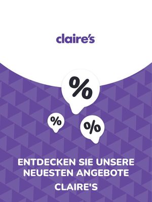Angebote von Kleidung, Schuhe und Accessoires in Frankfurt am Main | Angebote Claire's in Claire's | 17.10.2023 - 17.10.2024