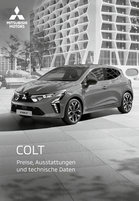 Mitsubishi Katalog in Brandenburg an der Havel | Mitsubishi Colt Preise, Ausstattungen und technische Daten | 18.10.2023 - 18.10.2024