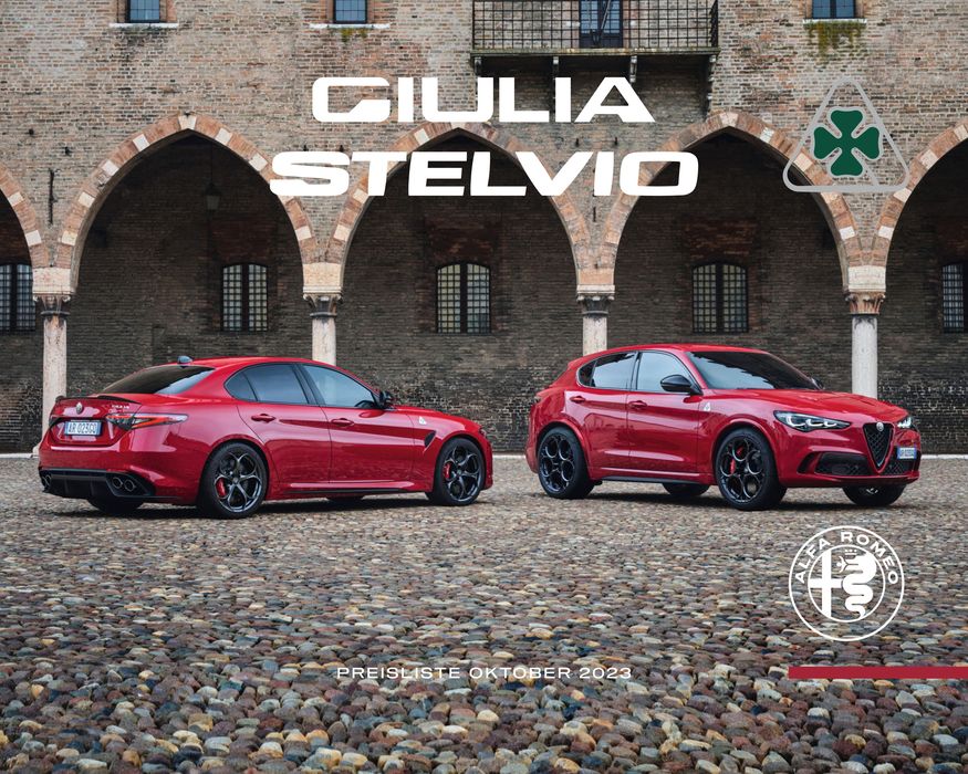 Alfa Romeo Katalog in Berlin | Alfa Romeo Giulia & stelvio quadrifoglio | 23.10.2023 - 25.10.2024