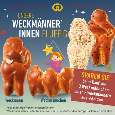Bäckerei Kamps Katalog | Unsere Weckmänner sind wieder da! | 1.11.2023 - 30.11.2023