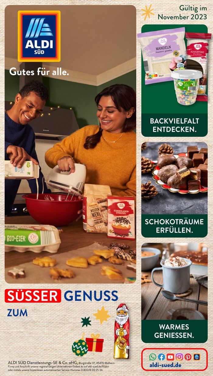 Aldi Süd Katalog in München | Aldi Süd flugblatt | 6.11.2023 - 30.11.2023