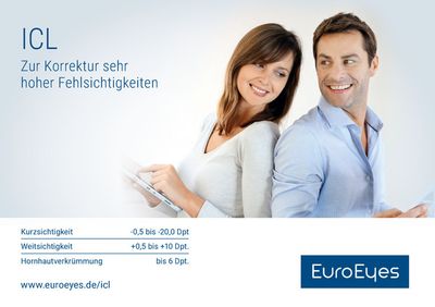 Angebote von Optiker und Hörzentren in Frankfurt am Main | ICL - ZUR KORREKTUR HOHER FEHLSICHTIGKEITEN in EuroEyes | 10.11.2023 - 31.12.2023