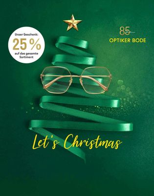 Angebote von Optiker und Hörzentren in Hamburg | Let's Christmas in Optiker Bode | 10.11.2023 - 25.12.2023