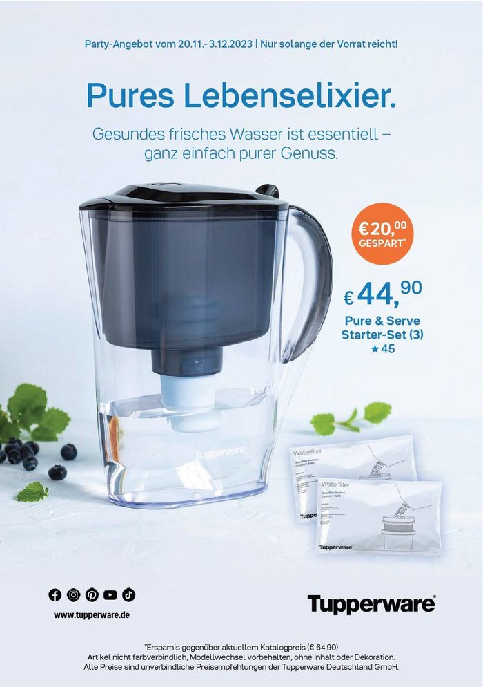 Tupperware Katalog in Frankfurt am Main | Partyangebote ansehen | 20.11.2023 - 3.12.2023