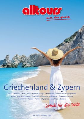 Angebote von Reisen und Freizeit in Berlin | Griechenland & Zypern in alltours Reisecenter | 1.5.2024 - 31.10.2024