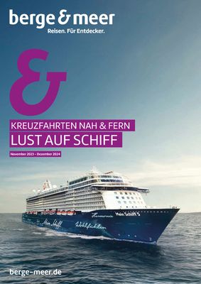 Angebote von Reisen und Freizeit in München | LUST AUF SCHIFF in Berge & Meer | 15.11.2023 - 31.12.2024