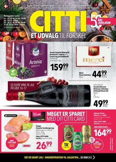 CITTI Markt Katalog in Kiel | Dänemark-Werbung | 23.11.2023 - 19.12.2023