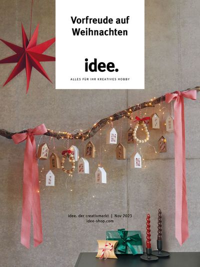 Idee Creativmarkt Katalog in Dresden | Vorfreude auf Weihnachten idee. | 24.11.2023 - 30.11.2023