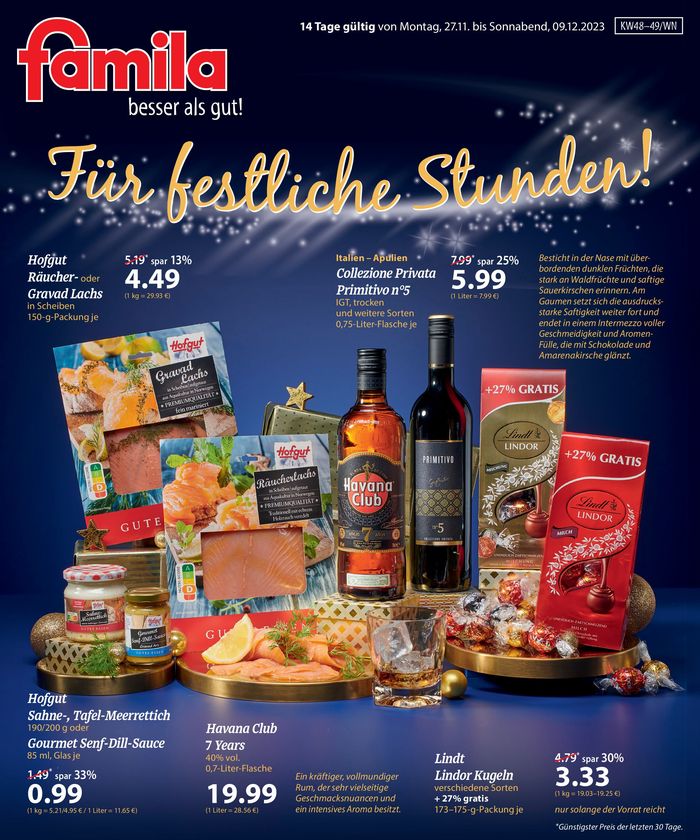 famila Katalog in Bremen | besser als gut! | 30.11.2023 - 9.12.2023
