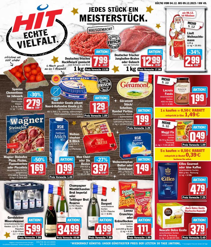Hit Markt Katalog | Hit Markt KW 49/2023Siegburg | 4.12.2023 - 9.12.2023