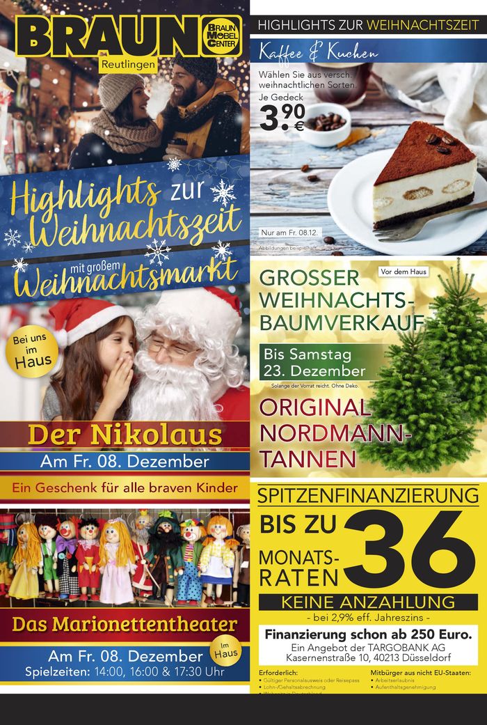Möbel Braun Katalog | ALLE PREISE NOCHMALS GESENKT! | 7.12.2023 - 31.12.2023