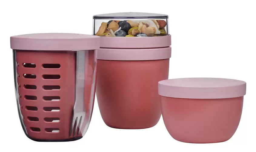 Mepal Snackpot-Set 3-tlg. mauve RANGE Vivid Mauve für 19,99€ in Zurbrüggen