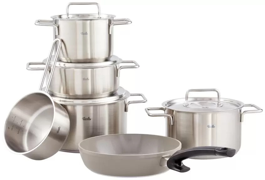 Fissler Topfset5-tlg. PURE + Gratis Bratpfanne Ceratal 24cm für 279€ in Zurbrüggen