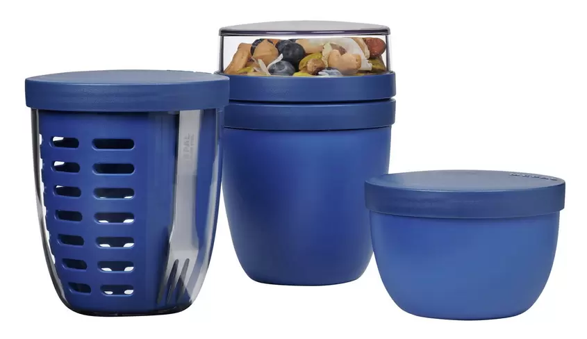 Mepal Snackpot-Set 3-tlg. blue RANGE Vivid Blue für 18,5€ in Zurbrüggen