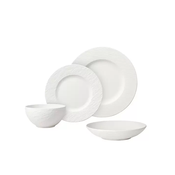 Villeroy & Boch Tafelservice 16-tlg. MANUFACTURE ROCK BLANC für 199,99€ in Zurbrüggen