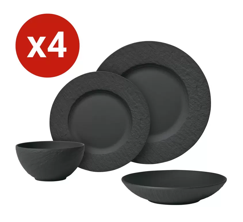 Villeroy & Boch Kombiservice 16-tlg. MANUFACTURE ROCK für 199,99€ in Zurbrüggen