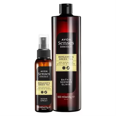 Badezimmer-Set mit Bergamotte & grünem Tee für 8,49€ in AVON