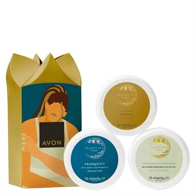 PLANET SPA Mini-Körperbutter-Trio für 18,99€ in AVON