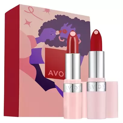 Set HYRDAMATIC MATTE & SHINE- Rot für 19,99€ in AVON