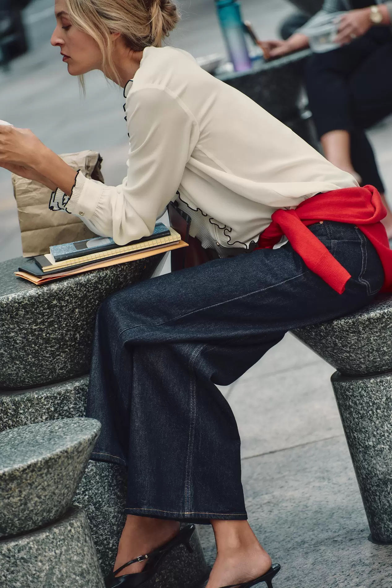 WIDE-LEG-JEANS Z1975 MIT HOHEM BUND für 39,95€ in Zara