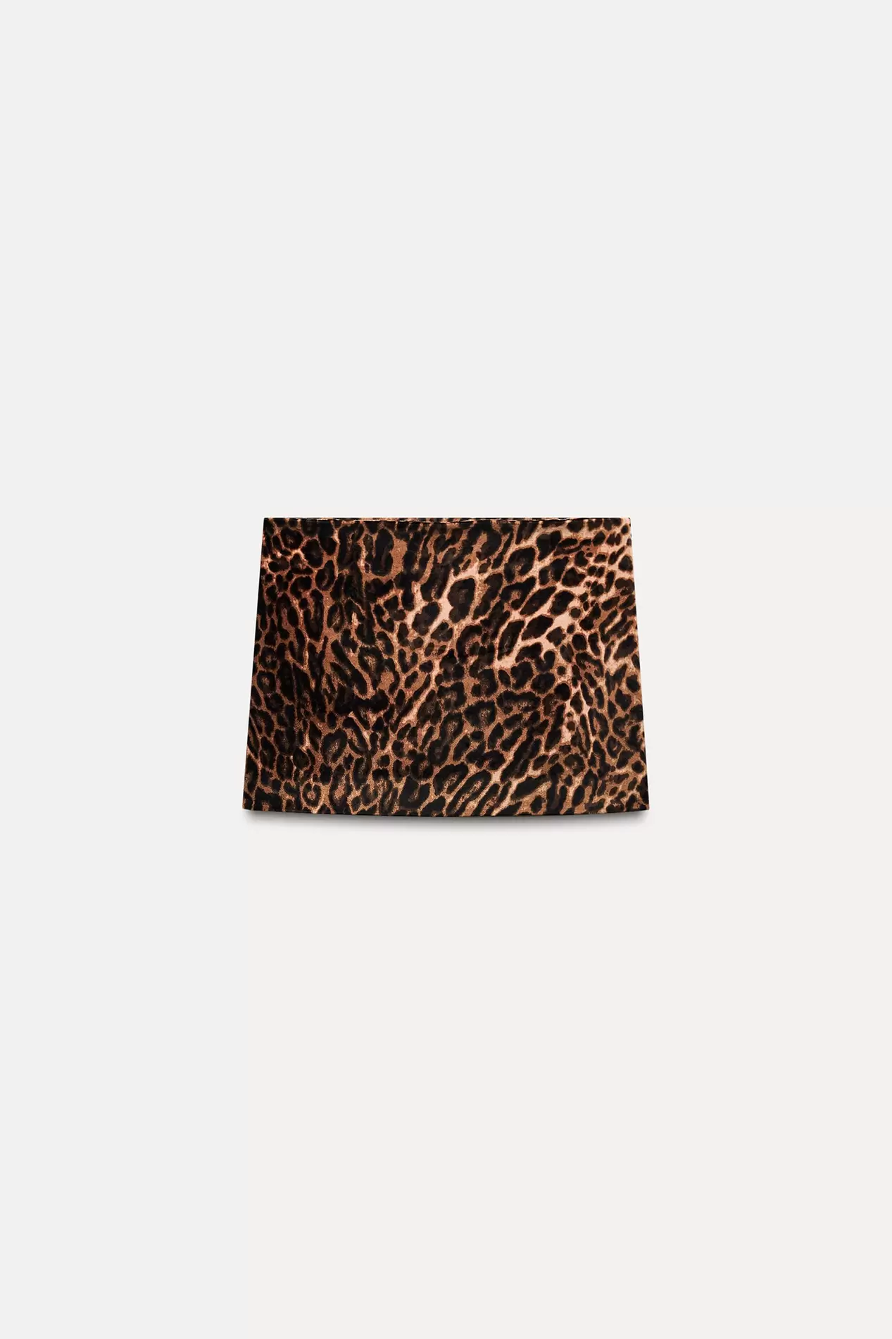 MINIROCK AUS SAMT MIT ANIMALPRINT für 29,95€ in Zara