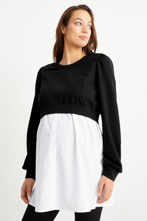 Umstands-Sweatshirt - 2-in-1-Look für 24,99€ in C&A