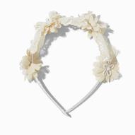 Claire's Club Special Occasion Ivory Butterfly & Floral Headband für 3,99€ in Claire's