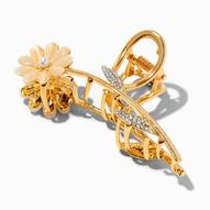 Floral Embellished Gold-Tone Metal Hair Claw für 8€ in Claire's