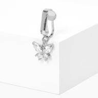 Crystal Butterfly Clip On Faux Belly Ring für 5,2€ in Claire's