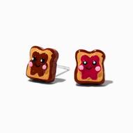 Sterling Silver Post Peanut Butter and Jelly Sandwich Stud Earrings für 5,2€ in Claire's