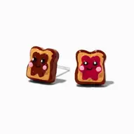 Sterling Silver Post Peanut Butter and Jelly Sandwich Stud Earrings für 6,49€ in Claire's