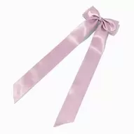 Lavender Satin Long Tail Hair Bow Clip für 4,19€ in Claire's