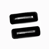 Black Velvet Snap Hair Clips - 2 Pack für 7,79€ in Claire's