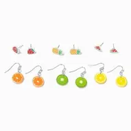 Bright Fruit Earrings Set - 6 Pack für 7,79€ in Claire's