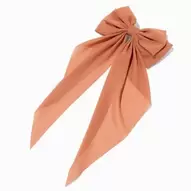 Caramel Brown Sheer Long Tail Hair Bow Clip für 8,99€ in Claire's