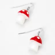 Red Mushroom 1" Drop Earrings für 4€ in Claire's