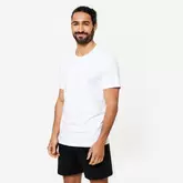 T-Shirt Herren - 100 weiss für 4,99€ in Decathlon